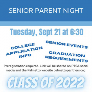 Senior Parent Night @ Zoom