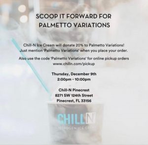 Variations Chill-N Fundraiser @ Chill-N Ice Cream | Pinecrest | Florida | United States