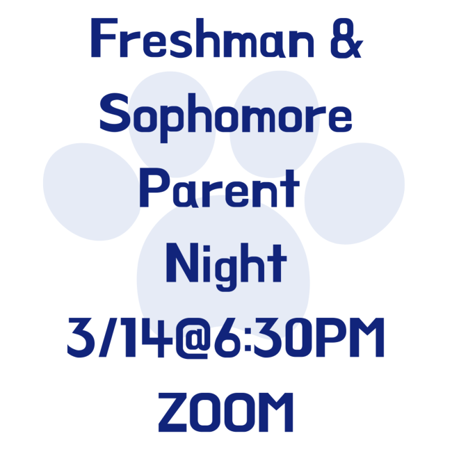 Freshman & Sophomore Parent Night